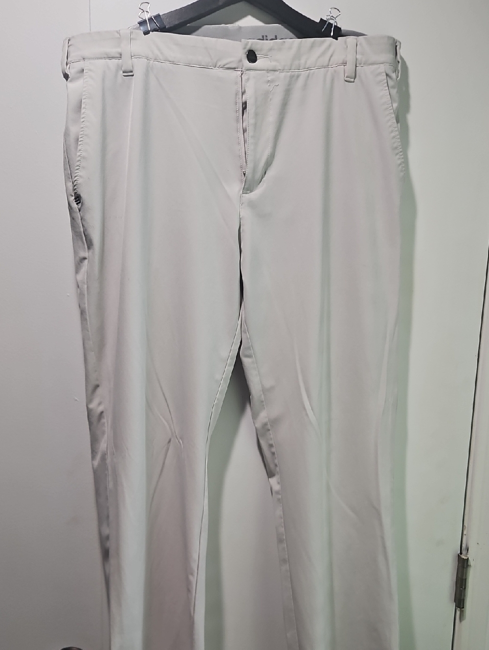 adidas Men's Light Gray Golf Pants